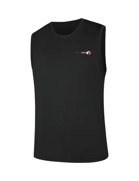 Sleeveless Black PosiCharge Competitor Tee w/Thermo Bond Logo