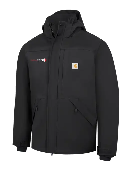 Carhartt Black Storm Defender Shoreline Jacket w/Thermo Bond Logo
