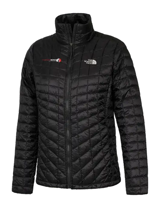 North Face Womens Black ThermoBall Trekker Jacket w/Thermo Bond Logo
