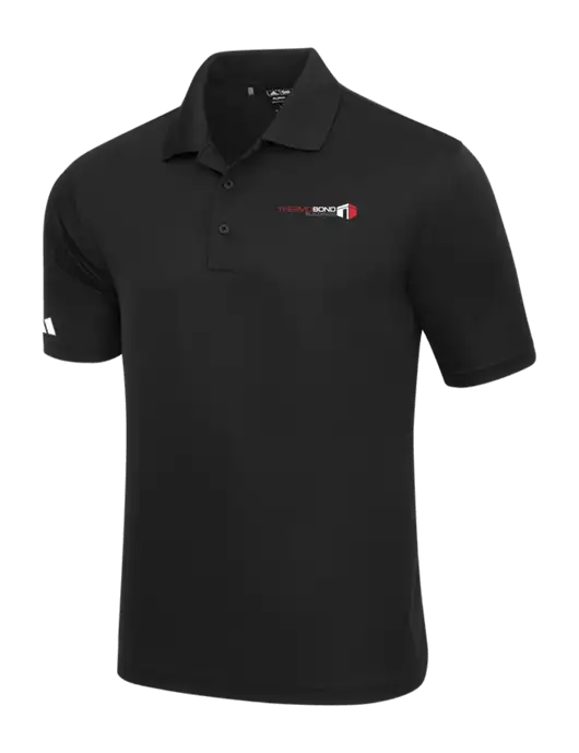 Adidas Black Basic Sport Polo w/Thermo Bond Logo