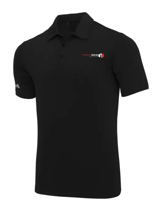Adidas Black Ultimate Solid Polo w/Thermo Bond Logo