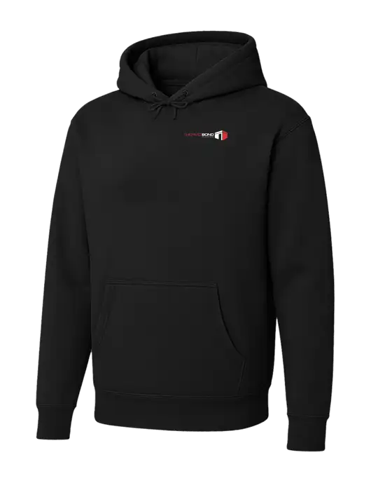 Black Heavyweight Hooded Sweatshirt w/Thermo Bond Logo