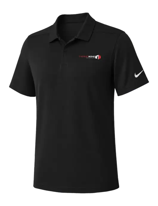 Nike Black Dry Essential Solid Polo w/Thermo Bond Logo