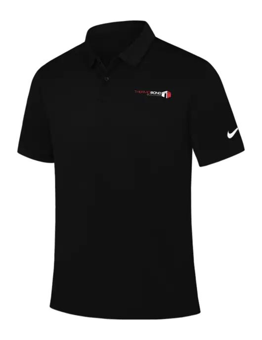 Nike Black Dry Essential Solid Polo w/Thermo Bond Logo