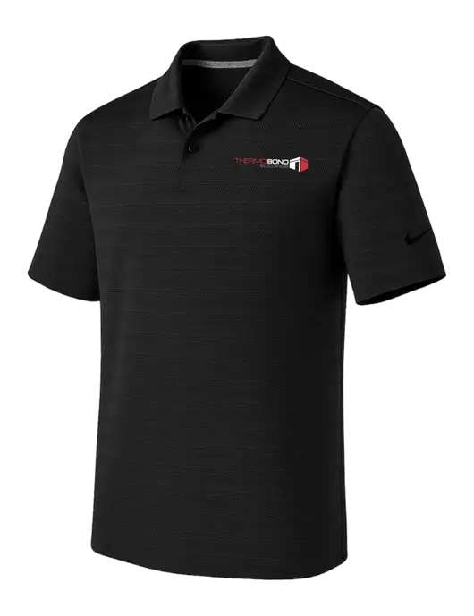 Nike Black Dri-FIT Vapor Jacquard Polo w/Thermo Bond Logo