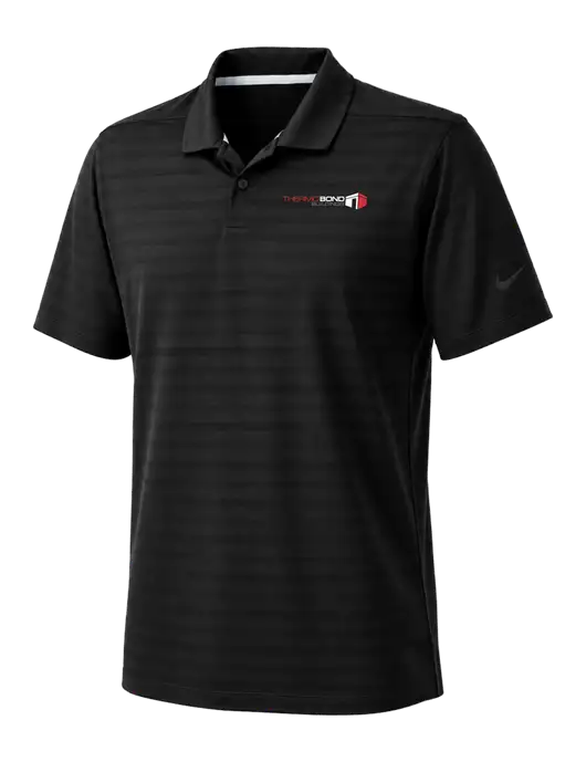 Nike Black Dri-FIT Vapor Jacquard Polo w/Thermo Bond Logo