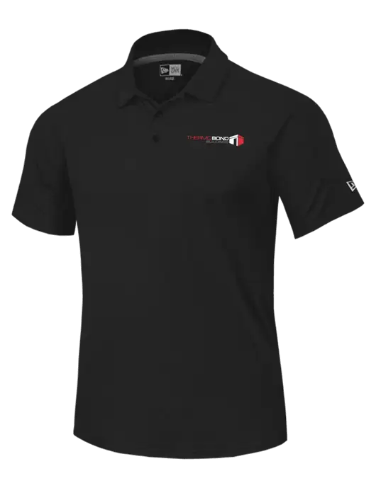 New Era Black Power Polo w/Thermo Bond Logo