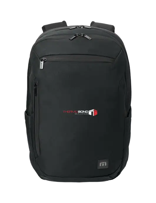 TravisMathew Black Duration Backpack w/Thermo Bond Logo