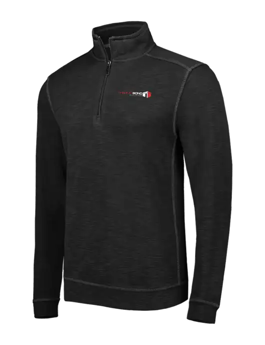 Tommy Bahama Black Tobago Bay 1/2 Zip w/Thermo Bond Logo