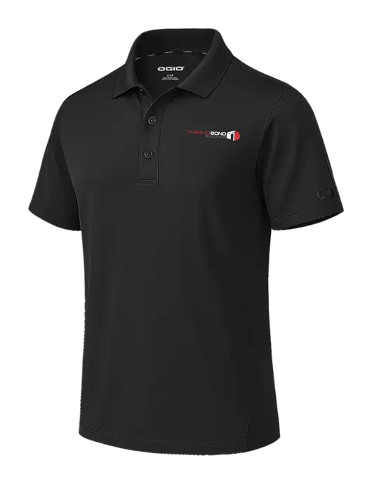 OGIO Envision Black Polo w/Thermo Bond Logo