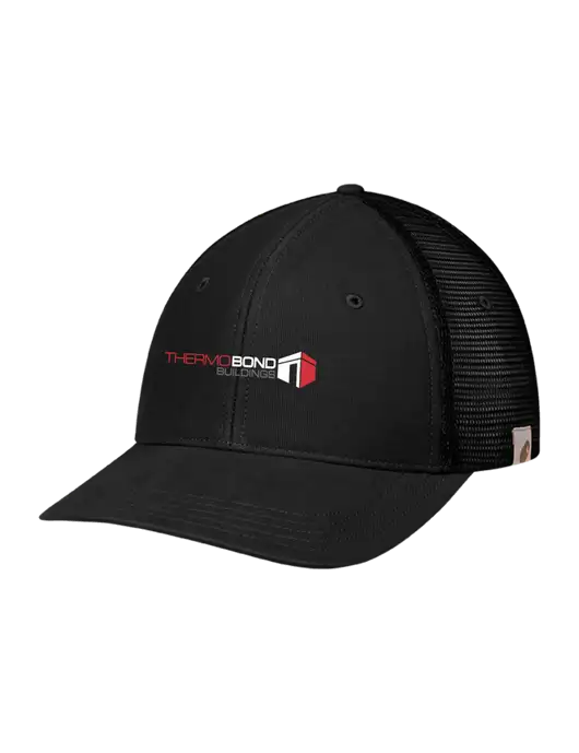 Carhartt Black Canvas Trucker Cap w/Thermo Bond Logo