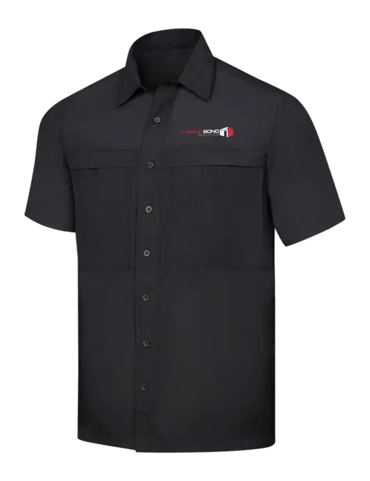 Black Short Sleeve UV Daybreak Shirt w/Thermo Bond Logo