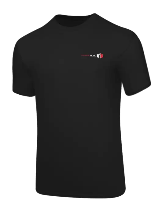 Core Blend Black T-Shirt w/Thermo Bond Logo