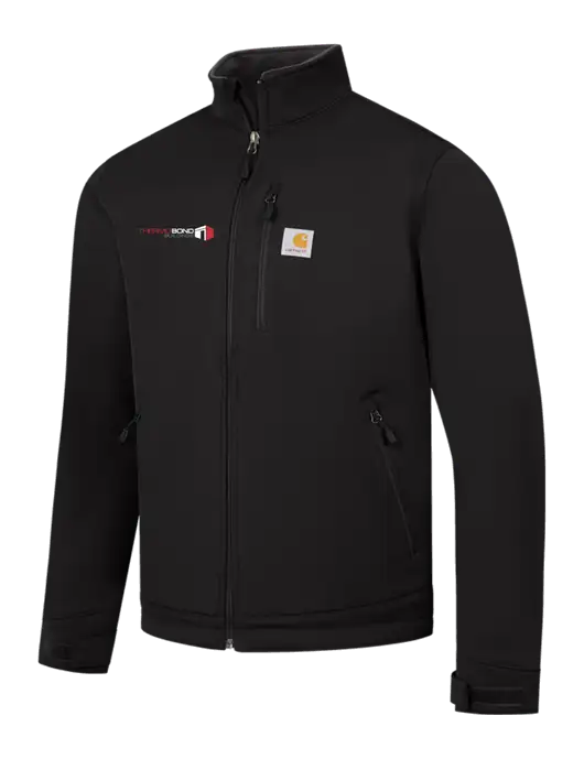 Carhartt Black Crowley Soft Shell Jacket w/Thermo Bond Logo