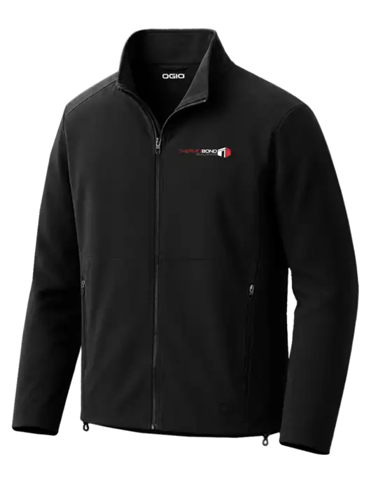 OGIO Kinetic Soft Shell Black Jacket w/Thermo Bond Logo