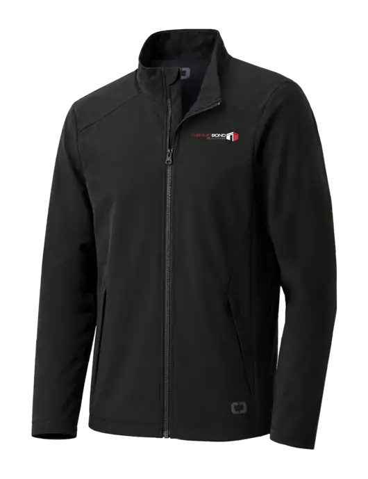 OGIO Black Commuter Full-Zip Soft Shell  w/Thermo Bond Logo