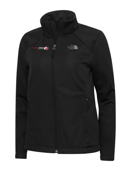 North Face Womens Black Ridgewall Soft Shell Jacket w/Thermo Bond Logo