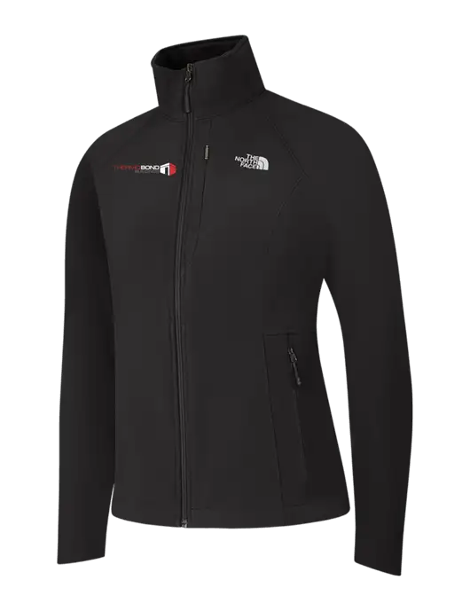North Face Womens Black Apex Barrier Soft Shell Jacket  w/Thermo Bond Logo