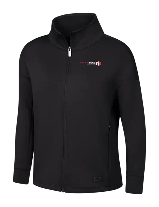 OGIO Womens Black Transcend Full-Zip w/Thermo Bond Logo