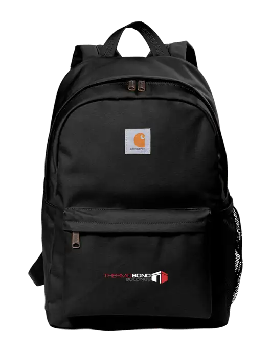 Carhartt Black Canvas Backpack w/Thermo Bond Logo