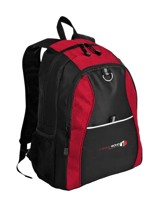 Honeycomb Red/Black Backpack w/Thermo Bond Logo