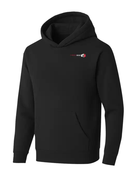 BELLA+CANVAS Black Sponge Fleece Pullover Hoodie w/Thermo Bond Logo