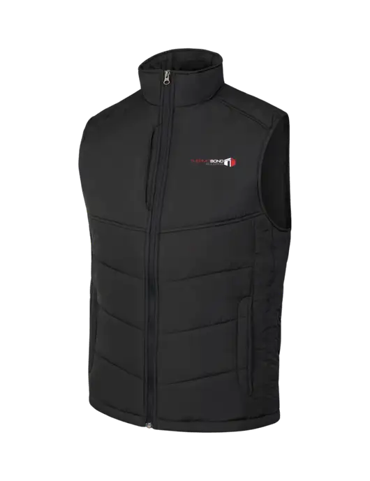 Black/Black Puffy Vest w/Thermo Bond Logo