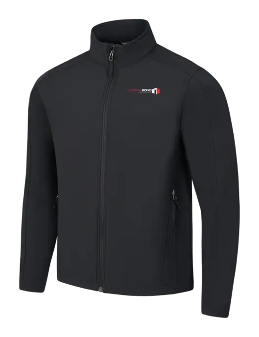 Black Core Soft Shell Jacket w/Thermo Bond Logo