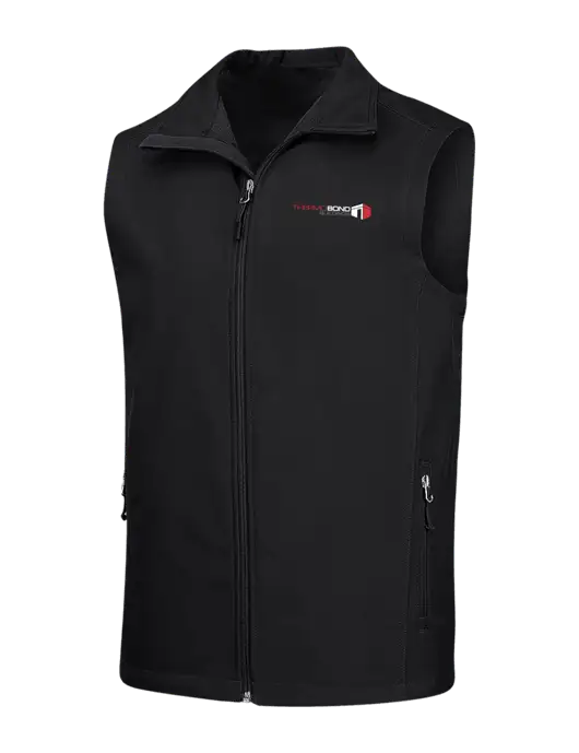 Black Core Soft Shell Vest w/Thermo Bond Logo