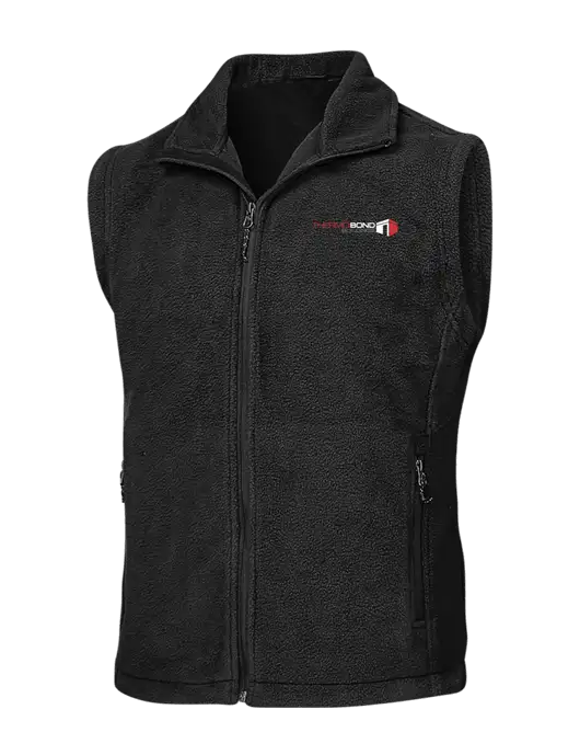 Black Fleece Vest w/Thermo Bond Logo