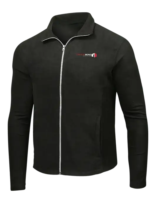 Black Microfleece Jacket w/Thermo Bond Logo