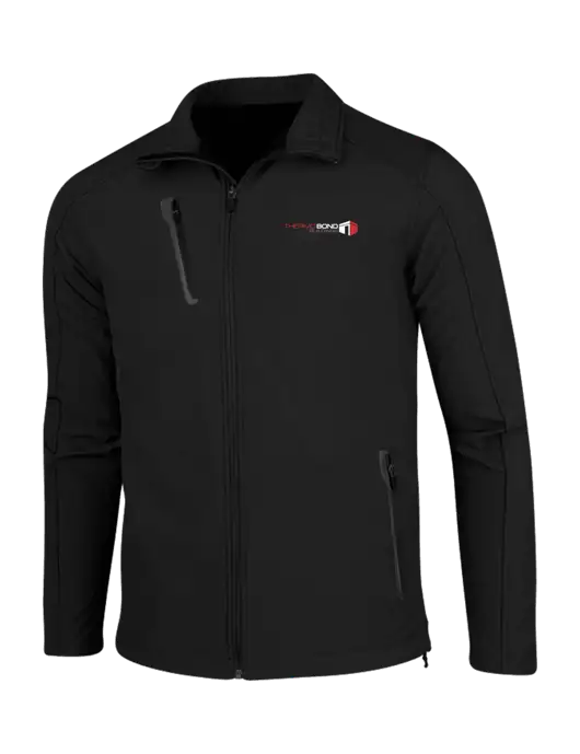 Black Welded Softshell Jacket w/Thermo Bond Logo