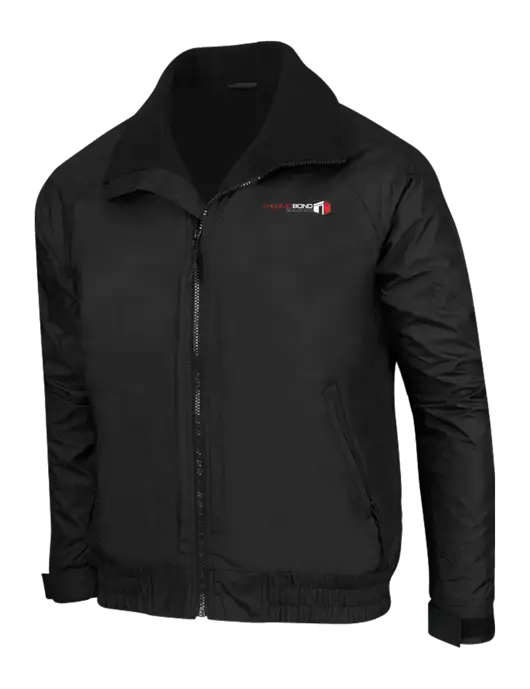 True Black/True Black Classic Competitor Jacket w/Thermo Bond Logo