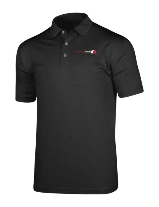 Callaway Vibrant Black Ventilated Polo w/Thermo Bond Logo