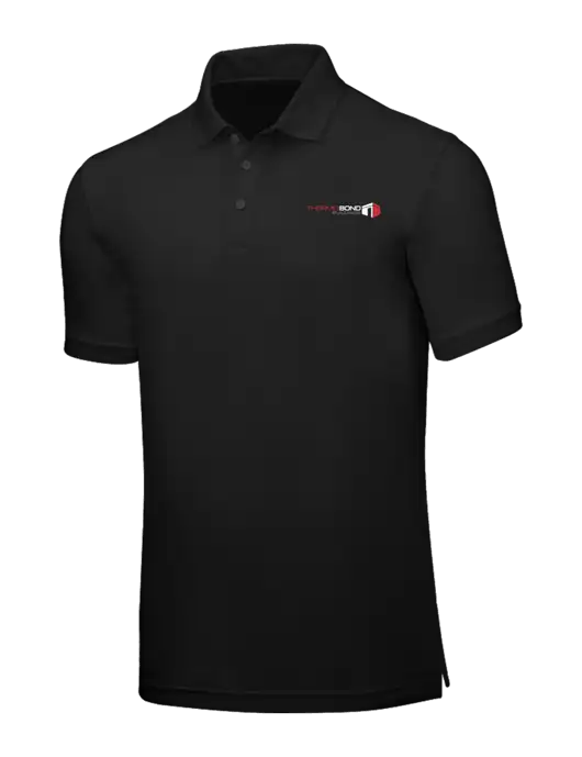 Black Core Classic Pique w/Thermo Bond Logo