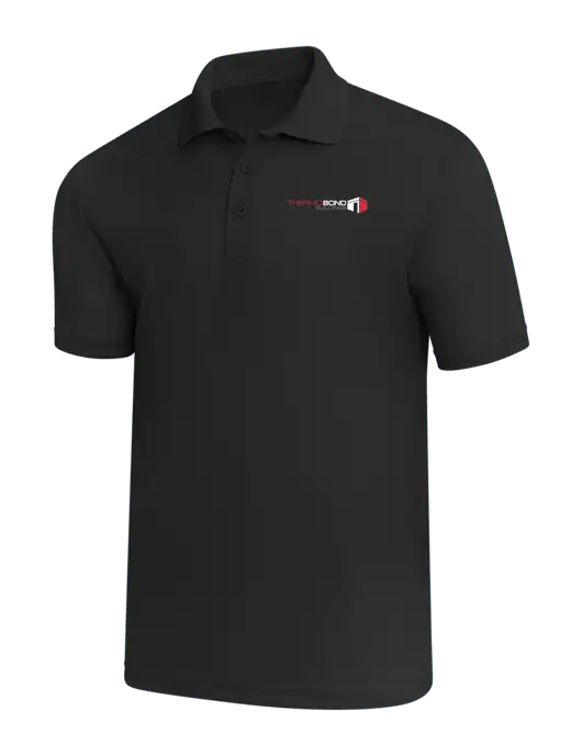 Black PosiCharge RacerMesh Polo w/Thermo Bond Logo