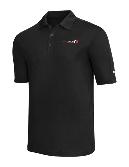 Nike Black Tech Sport Dri-FIT Polo w/Thermo Bond Logo