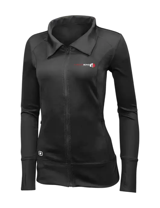 OGIO Blacktop Womens Endurance Fulcrum Full-Zip w/Thermo Bond Logo