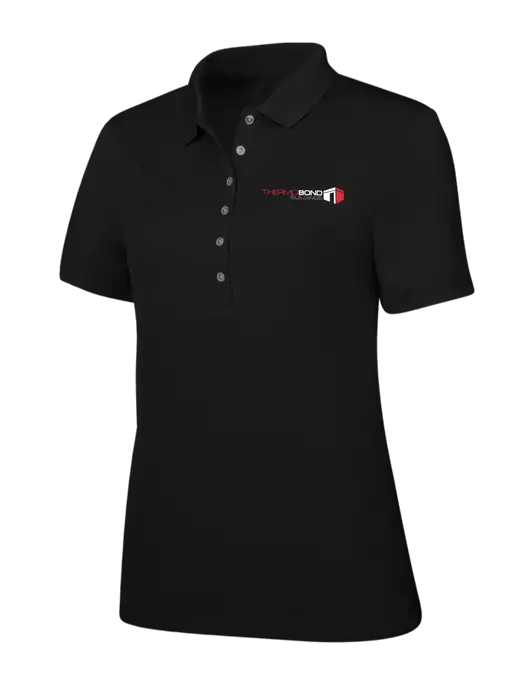 Callaway Womens Ottoman Black Polo w/Thermo Bond Logo