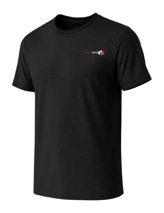 BELLA+CANVAS Black CVC Short Sleeve Tee w/Thermo Bond Logo