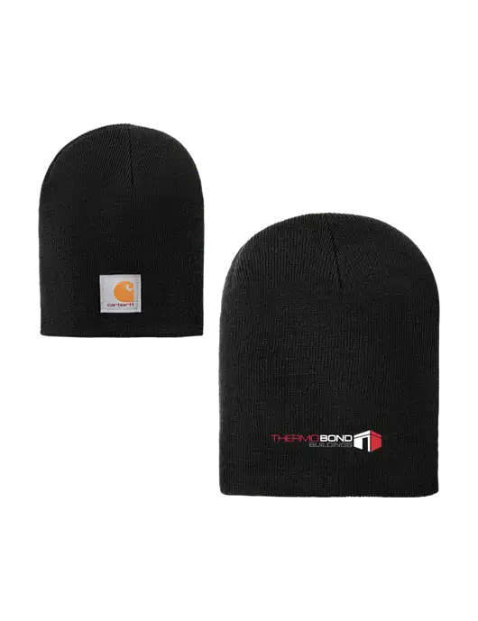 Carhartt Black Acrylic Knit Hat w/Thermo Bond Logo