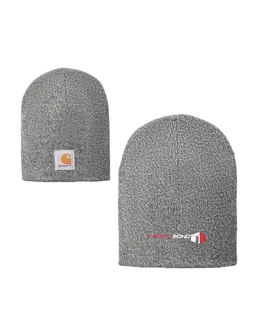 Carhartt Medium Grey Heather Acrylic Knit Hat w/Thermo Bond Logo